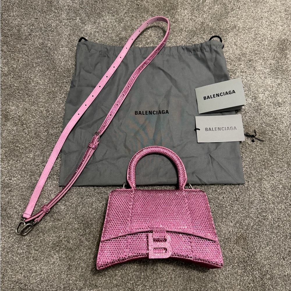 Balenciaga Crystal Hourglass XS  bag